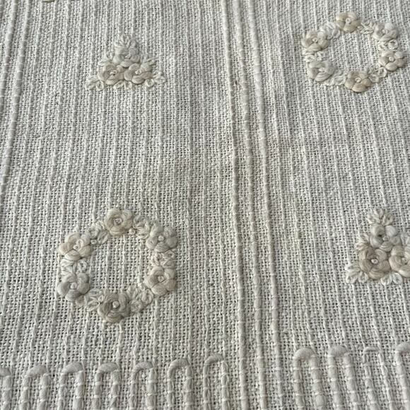 Neutral Natural Hand-Knotted Tufted Wool Rug Natural 24.5 x 29.5" - Picture 10 of 11